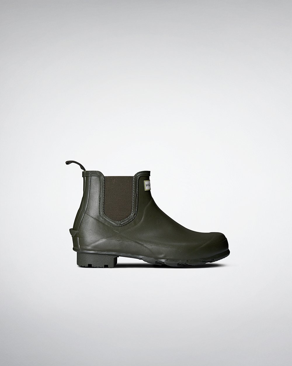 Chelsea Boots Herr - Hunter Norris Field - Mörk Olivgröna - 596381-JIX